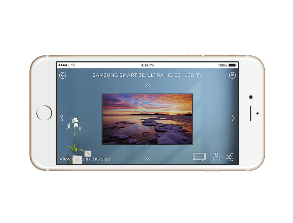Currys PC World - TV Size Finder App screenshot