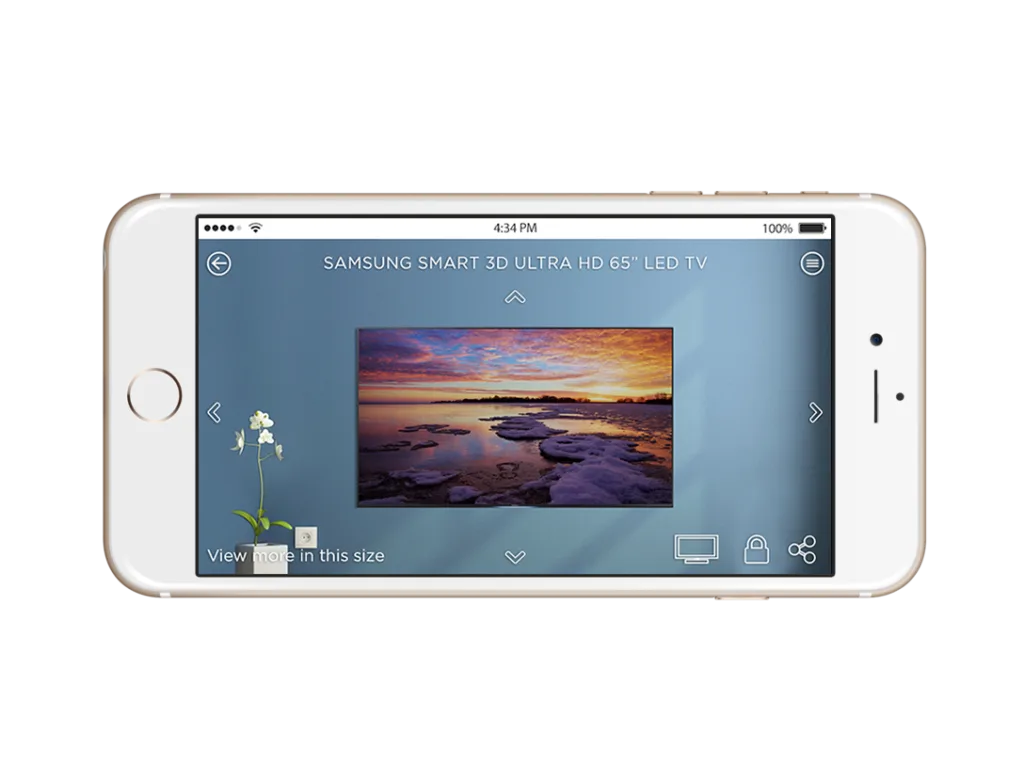 Currys PC World - TV Size Finder App screenshot