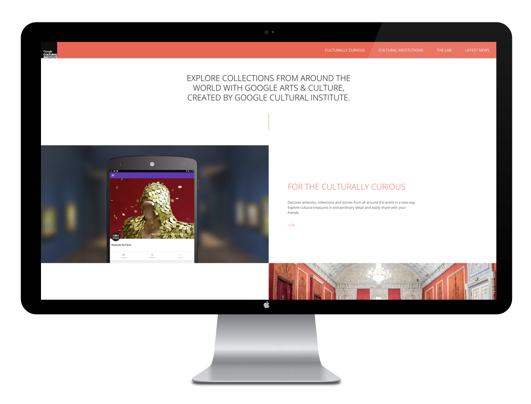 Google Cultural Institute screenshot