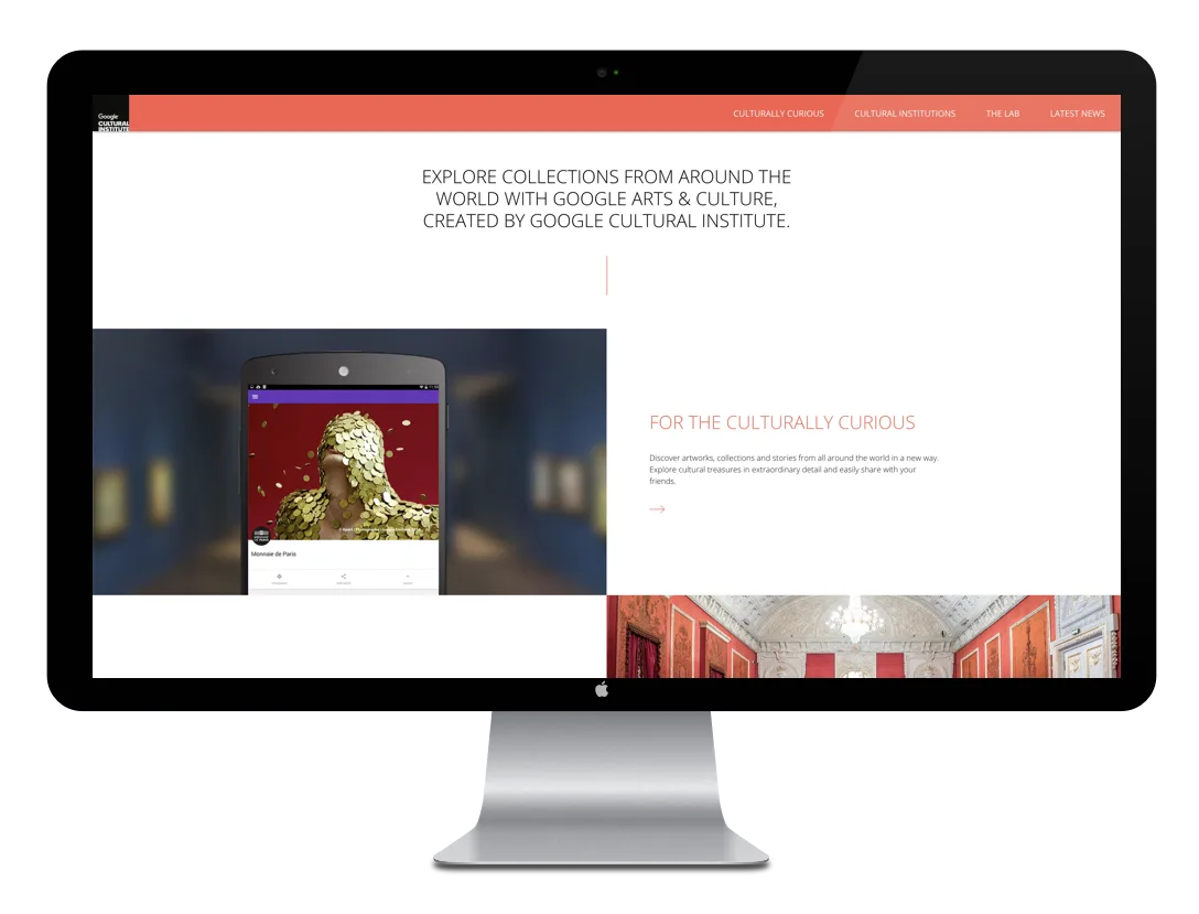 Google Cultural Institute screenshot