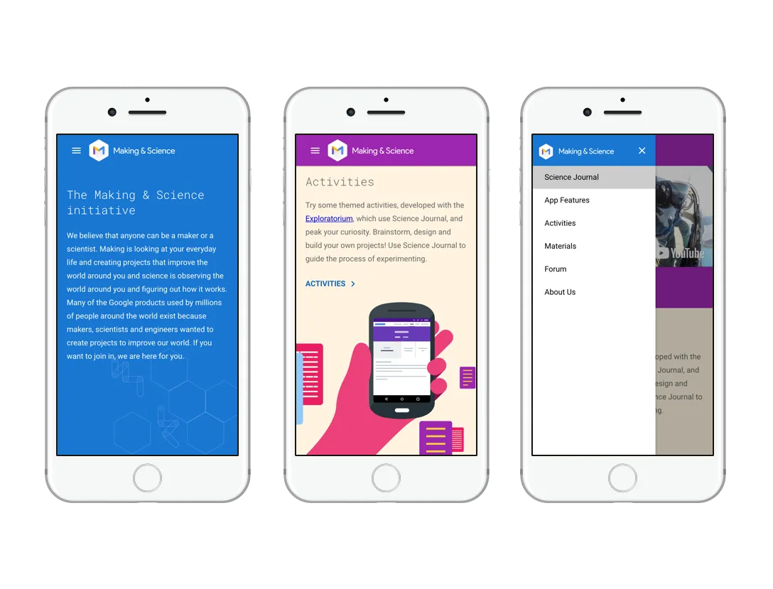 Google Making and Science screenshot