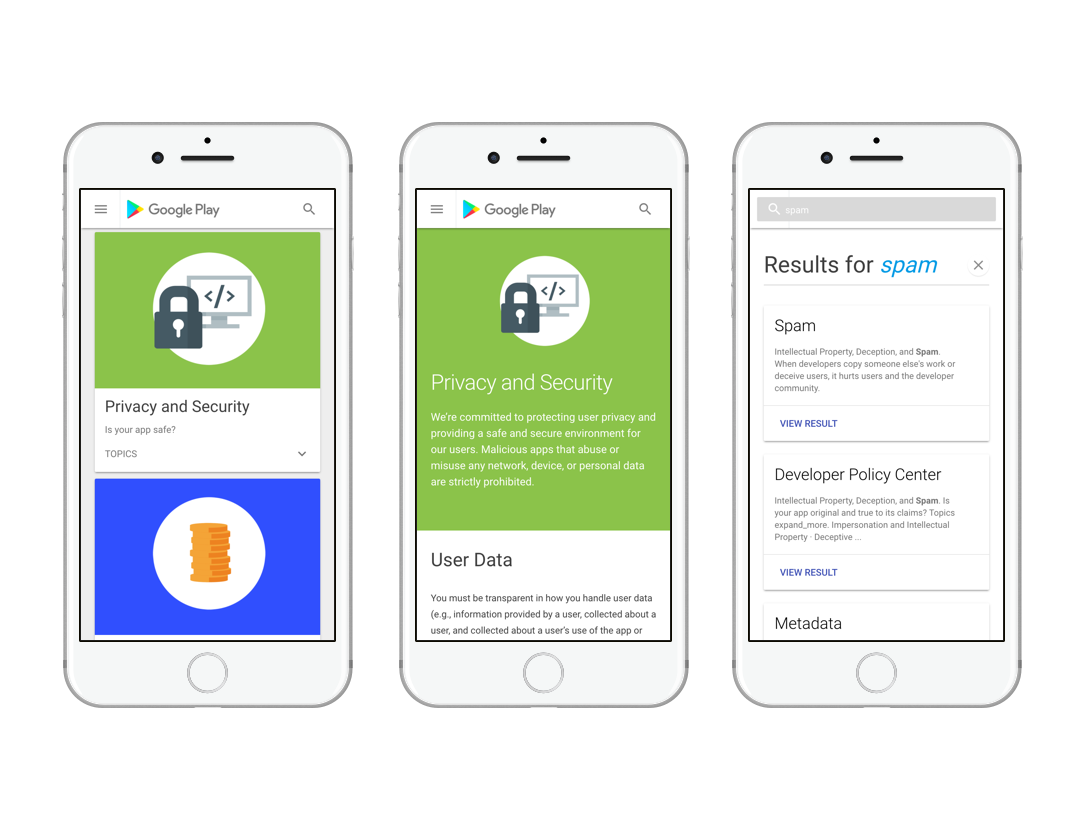 Google Play Policy screenshot