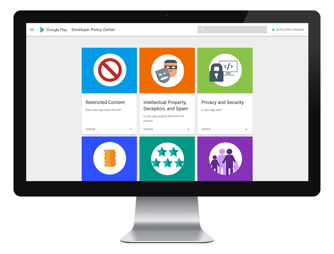 Google Play Policy screenshot